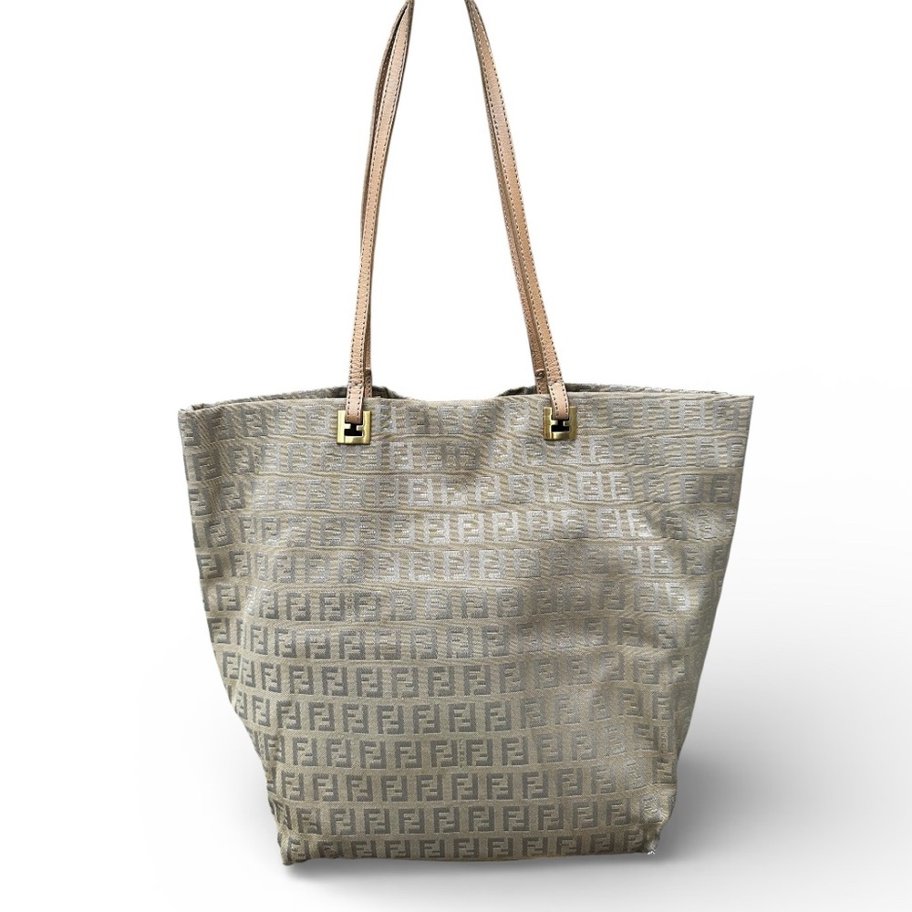 Vintage Fendi Zucca FF Canvas Tote | Made in Italy